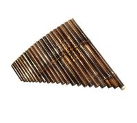 Flauto di Pan in bambù Flauto di Pan a 25 tubi Flauto di Pan di bambù cinese Strumento musicale etnico tradizionale Flauto Traversa(25 tube G tuning)