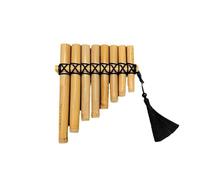Flauto di Pan in bambù Flauto di Pan a 8 tubi naturale originale accordabile per adulti fatto a mano puro morbido strumento musicale
