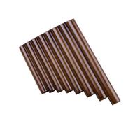 Flauto di Pan in bambù Flauto di Pan marrone a 8 tubi di piccole dimensioni colore originale mano destra sinistra(Brown left hand)