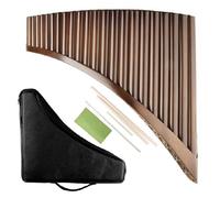 Flauto di Pan in bambù G Key 22 Flauto di Pan Pan Pipes Strumento a fiato popolare Flauto di Pan Flauto di Pan a fiato naturale(22-LEFT BIG-G)