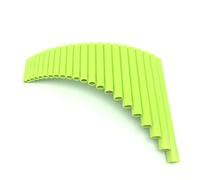 Flauto di Pan in bambù PanFlute 22 tubi ABS Materiale Panpipe Mano Destra/Sinistra Fatto a Mano Strumento Musicale Popolare Tubo Dizi(Green Left Hand)