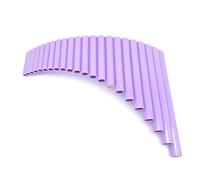Flauto di Pan in bambù PanFlute 22 tubi ABS Materiale Panpipe Mano Destra/Sinistra Fatto a Mano Strumento Musicale Popolare Tubo Dizi(Purple Left Hand)