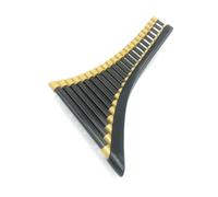 Flauto di Pan in bambù Strumento accordabile avanzato Panpipe con 22 tubi G-Key(Right)