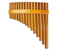 Flauto Di Pan Marrone A 15 Tubi Flauto Di Pan In Chiave G Strumento A Fiato Strumento Musicale Tradizionale Cinese Flauto Di Pan In Bambù (Color : Left)