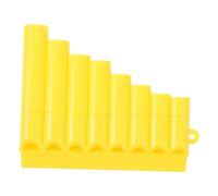 Flauto Di Pan Mini Flauto Di Pan Per Principianti 8 Tubi Flauto Di Pan Portatile Aldult Abs Flauto Di Pan Regalo Del Capretto Studente Principiante Educare Strumento Musicale(Yellow)