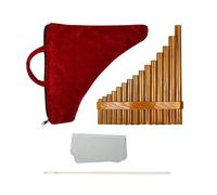 Flauto Di Pan Per Principianti 15 Tubi G Key Panpipes Bambù G Tone Pan Pipe Strumento Strumento Tradizionale Cinese Flauti (Color : Right hand)