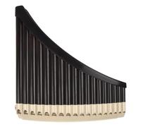 flauto di pan per principianti 1pc Flauto Di Pan 16/18 Tubi Flauto Di Pan AC Tono Accordabile Base Panflute Professionale Pan Pipe Strumento Musicale (Color : 18 bk)