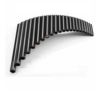 Flauto Di Pan Per Principianti 22 Tubi Flauto Di Pan In Plastica ABS G Key Strumenti Musicali Popolari Fatti A Mano Destra Sinistra(Black right hand)