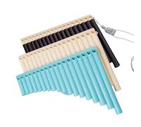 Flauto Di Pan Per Principianti Flauti Di Pan A 16 O 18 Canne Strumento Musicale Semplice A Prova Di Caduta(18-tube blue)