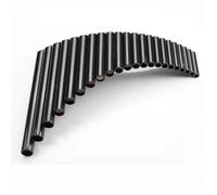 Flauto Di Pan Per Principianti Flauti Di Pan In Plastica ABS Da 22 Tubi Flauti Di Pan Con Chiave G Strumenti Musicali Popolari Fatti A Mano Flauti Di Pan Per Mano Destra/sinistra(R Black)