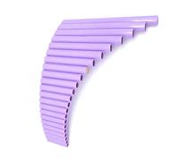 flauto di pan per principianti Flauto Di Pan 22 Tubi Materiale Flauto Di Pan Mano Destra/Sinistra Strumento Musicale Popolare Fatto A Mano Dizi (Color : Purple Left Hand)