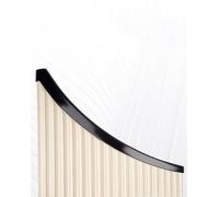 flauto di pan per principianti Flauto Di Pan Curvo In Resina A 18 Fori Con Supporto Inferiore Per Suonare Il Flauto Di Pan A 18 Toni Beige Marrone Nero (Color : Beige Brown)
