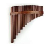 flauto di pan per principianti Flauto Di Pan Da 18 Tubi Flauto Di Pan Marrone F Key Pan Pipes Strumento Musicale Tradizionale In Legno (Color : Right)