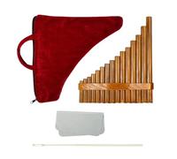 flauto di pan per principianti Flauto Di Pan G Chiave Strumento Musicale Tradizionale Cinese Fatto A Mano Tubi Di Pan Per Mano Sinistra E Destra 15 Tubi (Color : B)