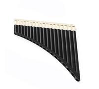 flauto di pan per principianti Flauto Di Pan, Uno Strumento Musicale Nazionale Per Principianti Per Imparare Il Flauto Di Pan A 18 Canne In Chiave Do Per Prestazioni Professionali (Color : Beige blac