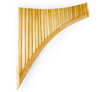 flauto di pan per principianti Strumento A Fiato Flauto Di Pan In Bambù 29 Tubi Flauto Di Pan Con Chiave G Pipa Di Pan Fatta A Mano Con Custodia Nera (Color : Left)