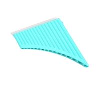 flauto di pan per principianti Strumento Musicale Nazionale Flauto Di Pan Per Principianti Per Imparare La Chiave C A 16 Tubi Facile Da Imparare Flauto Di Pan Rosa Blu (Color : Blue)