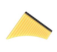 flauto di pan per principianti Strumento Per Flauto Di Pan A 18 Canne Flauto Di Pan Contralto Chiave C Strumento Per L'insegnamento Del Flauto Di Pan (Color : Yellow)