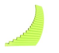 Flauto di Pan per Principianti Tubi di Pan in Plastica Verde Viola 22 Tubi Tubi di Pan con Chiave G Strumenti Musicali Popolari Fatti A Mano Flauti di Pan per La Mano Sinistra (Color : Green)