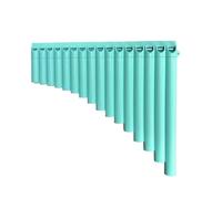 Flauto di Pan per strumenti musicali Insegnare a suonare il flauto di Pan Strumento a fiato speciale per principianti con accordatura in Do a 18 canne(Green)