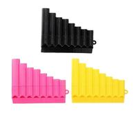 Flauto Di Pan Portatile 3 Pezzi Di Flauto Pan In Plastica Per Leducazione Alla Musica Antica Set Strumenti Musicali In Età Prescolare A 8 Tubi