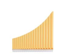 Flauto Di Pan Portatile Flauti Di Pan A 16 Canne Per Principianti E 18 Canne In Do Maggiore Facili Da Imparare E Da Suonare(18 tubes yellow)