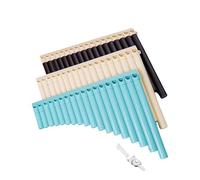 Flauto Di Pan Portatile Flauto Di Pan A 16 O 18 Canne Per Principianti Do Maggiore Strumento Musicale Tradizionale(18-tube white)