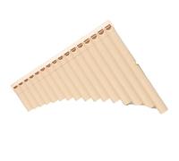 Flauto Di Pan Portatile Temperamento Equabile In Resina A Dodici Toni Per Insegnamento Del Flauto Di Pan A Doppia A 16 Tubi E 18(16-tube off-white)