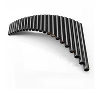 Flauto Di Pan Portatile Tubi Di Pan In Plastica ABS 22 Tubi Flauto G Key Colore Oro PanPipes Strumenti Musicali Popolari Supporto Senza Fondo(Left Hand)
