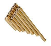 flauto di pan professionale 13 Canne Chiave C/G Flauto Di Pan Doppie Canne Strumento Musicale Tradizionale A Fiato Per Gli Amanti Della Musica (Color : LEFT-G)