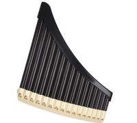 flauto di pan professionale 1pc Flauto Di Pan 16/18 Tubi Flauto Di Pan AC Tono Sintonabile Panflute Professionale Arc Pan Strumento Musicale Materiale ABS (Color : 16 Hole-Black)