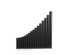 Flauto Di Pan Professionale Flauti Di Pan A 16 Canne Per Principianti E 18 Canne In Do Maggiore Facili Da Imparare E Da Suonare(16 tubes black)