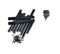 Flauto Di Pan Professionale Flauti Di Pan A 8 Tubi Realizzati In Resina ABS Lezioni Musica Strumenti Musicali Fatti A Mano Per Principianti(D)