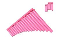 Flauto Di Pan Professionale Flauto Di Pan A 16 Canne Per Principianti Do Maggiore Facile Da Imparare Con Accessori(Pink)