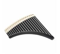 Flauto Di Pan Professionale Flauto Di Pan A 18 Canne In Do Maggiore Adatto A Principianti E Artisti Professionisti Facile Da Imparare(18-tube beige-brown curved)