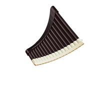 Flauto Di Pan Professionale Flauto Di Pan Ad Arco 16 18 Canne Facile Da Suonare Adatto Ai Principianti(Curved professional 16-tube off-white)