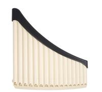 Flauto Di Pan Professionale Flauto Di Pan Curvo In Resina A 18 Fori 16 Note Strumento A Fiato Con Base(16-tube curved design - off-white)