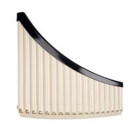 Flauto Di Pan Professionale Flauto Di Pan Curvo In Resina A 18 Fori 16 Note Strumento A Fiato Con Base(18-tube curved design - off-white)