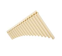 Flauto Di Pan Professionale Flauto Di Pan Facile Da Imparare A 16 Tubi Progettato Per Principianti Adatto A Tutti Gli Strumenti In Do Maggiore(16 tubes in off-white)