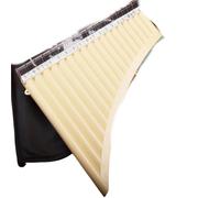 Flauto Di Pan Professionale Flauto Di Pan In Resina A 16 Tubi Con Chiave A C A 18 Tubi Facile Da Suonare Portatile(Beige-18 tube)