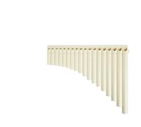 Flauto Di Pan Professionale Flauto Di Pan Portatile Regolabile Da 16 18 Tubi Per Principianti Con Accessori Per Trachea(Beige with windpipe)