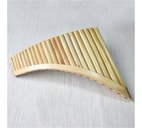 Flauto Di Pan Professionale Flauto Di Pan Professionale Con Sintonizzazione G A 22 Tubi In Bambù Con Canna E Scatola In Lega Di Alluminio(C,L)