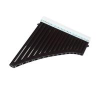 Flauto Di Pan Professionale Flauto Di Pan Strumento Musicale In Resina A 16 O 18 Canne Per Principianti Adulti Do Maggiore Professionale(16-pipe panpipes black)