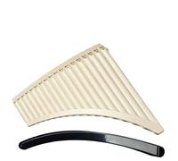 Flauto Di Pan Professionale Flauto Di Pan Tono C Ventilatore Portatile Professionale Per Principianti Strumento A Fiato Etnico Tradizionale(18 Pipe Circular A)