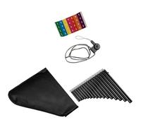 flauto di pan professionale G-A2 Chiave Pan Pipes16-Pipe Pan Flauto ABS Panpipes Strumento A Fiato Tradizionale Cinese Con Borsa Per Il Trasporto (Color : Black)
