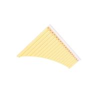 flauto di pan professionale Impara A Suonare Il Flauto Di Pan A 18 Canne Con Un Bocchino (Color : Yellow)
