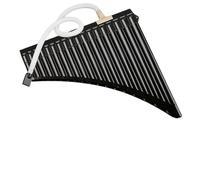 Flauto Di Pan Professionale Pipa Di Pan Con Bocchino Scorrevole Da 16 O 18 Tubi Appositamente Progettato Per I Principianti(G18 tube dark brown moving mouthpiece.)