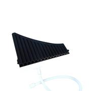 Flauto Di Pan Professionale Strumento A Flauto Di Pan Dedicato 16 Canne 18 Canne Adatto Ai Principianti Portatile Doppio Bocchino Do Maggiore(16-pipe dark brown)