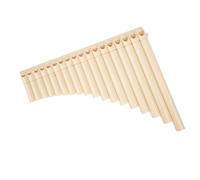 flauto di pan professionale Strumento Musicale Etnico Speciale Per Aula Didattica A 18 Tubi Per Principianti In Chiave C Gialla E Bianca (Color : White)