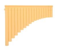 Flauto Di Pan Professionale Strumento Musicale Tradizionale Flauto Di Pan Giallo A 16tubi Per Esibizioni Sul Palco Concerti Pratica Per Principianti